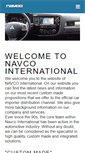 Mobile Screenshot of navco-international.com